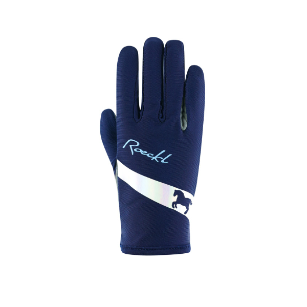 Rękawiczki jeździeckie dziecięce letnie Kapriole 01-310038 k350 blue Roeckl 24H!